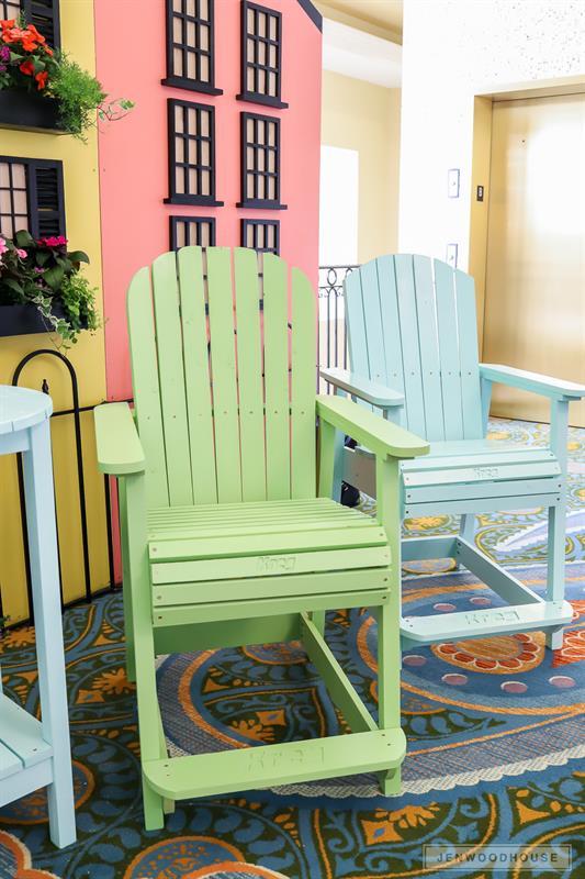 DIY Counter Height Adirondack Chair Free Project Plan