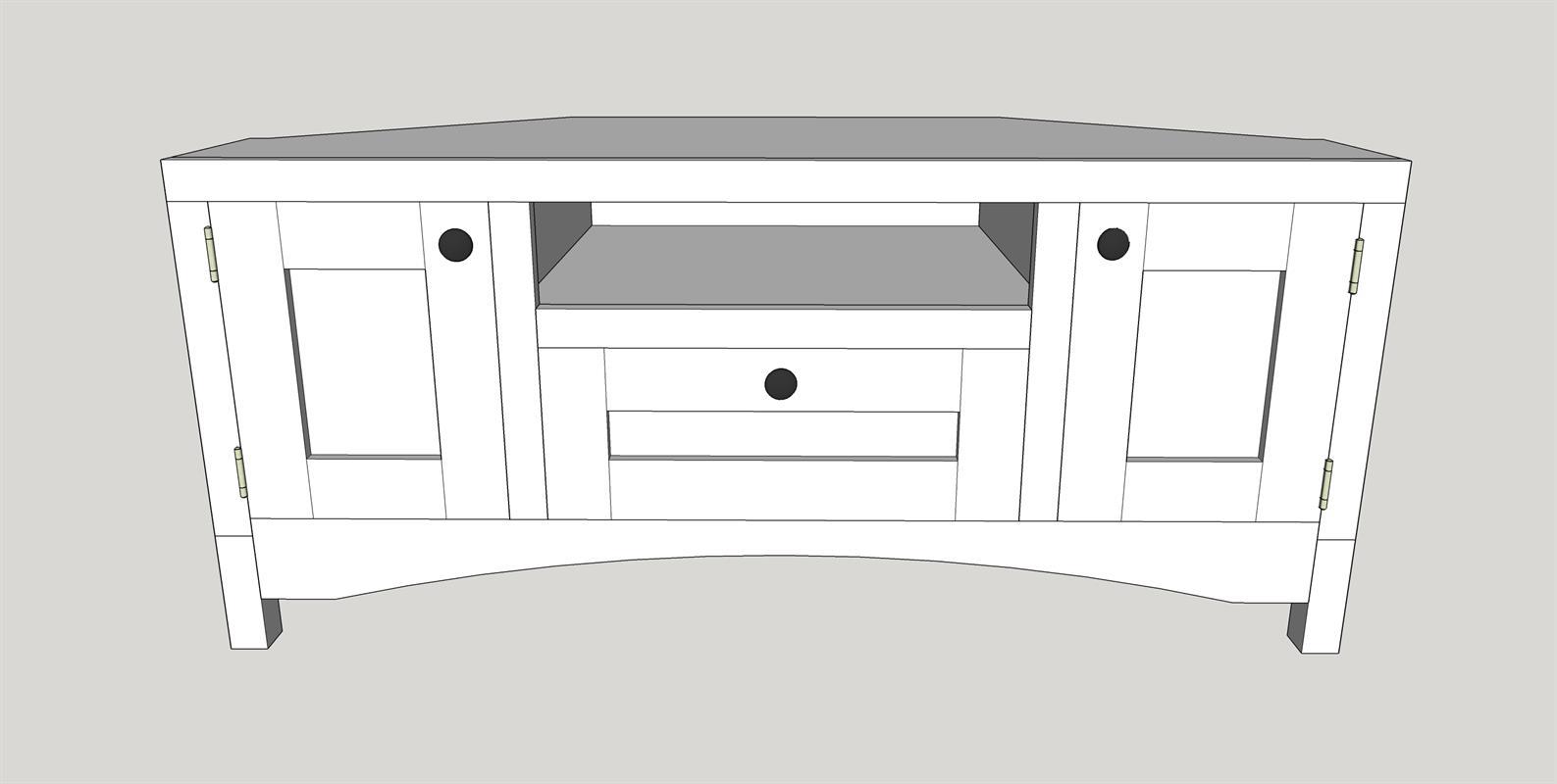 Corner TV Stand Kreg Tool