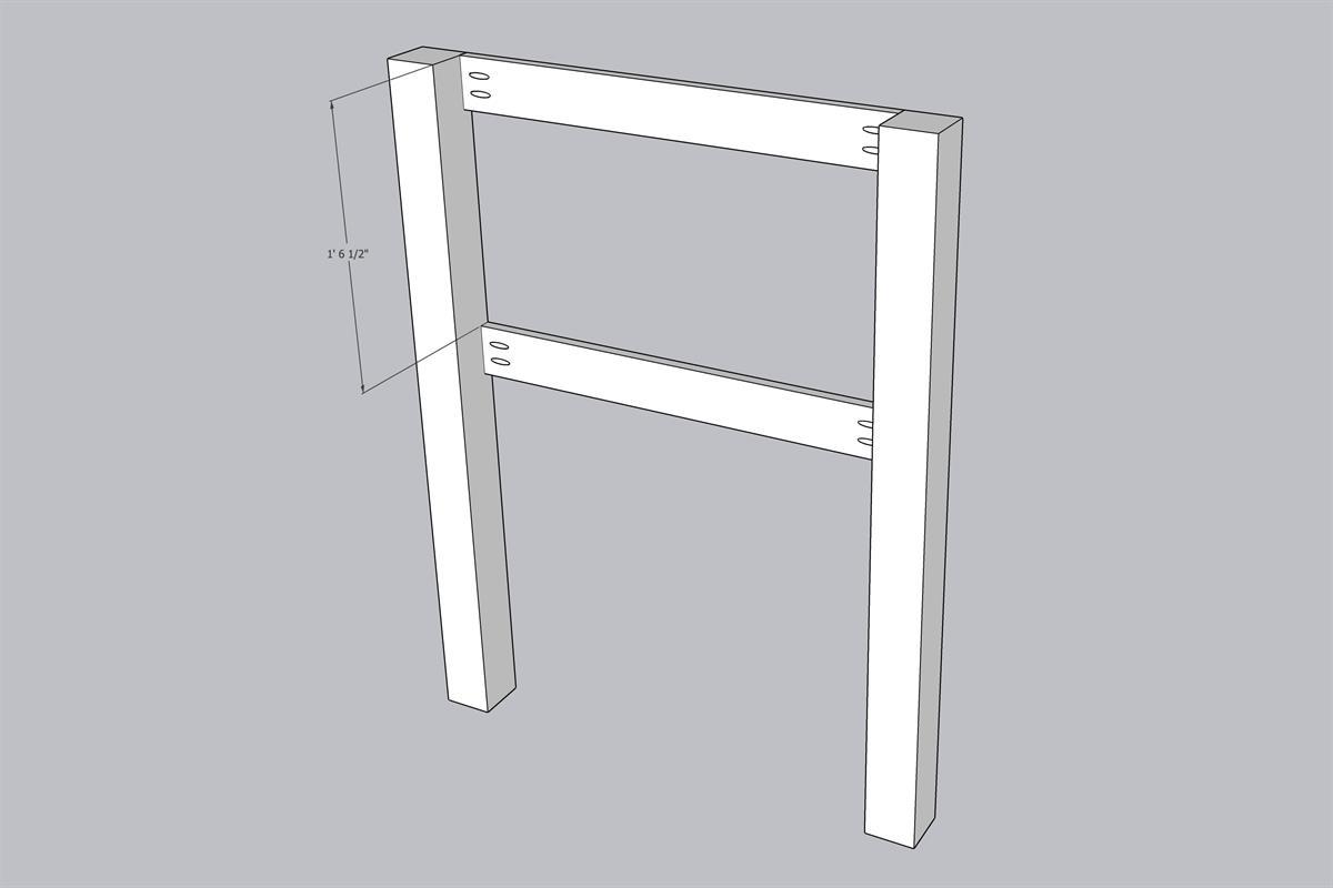 Twin Bed with Storage Kreg Tool