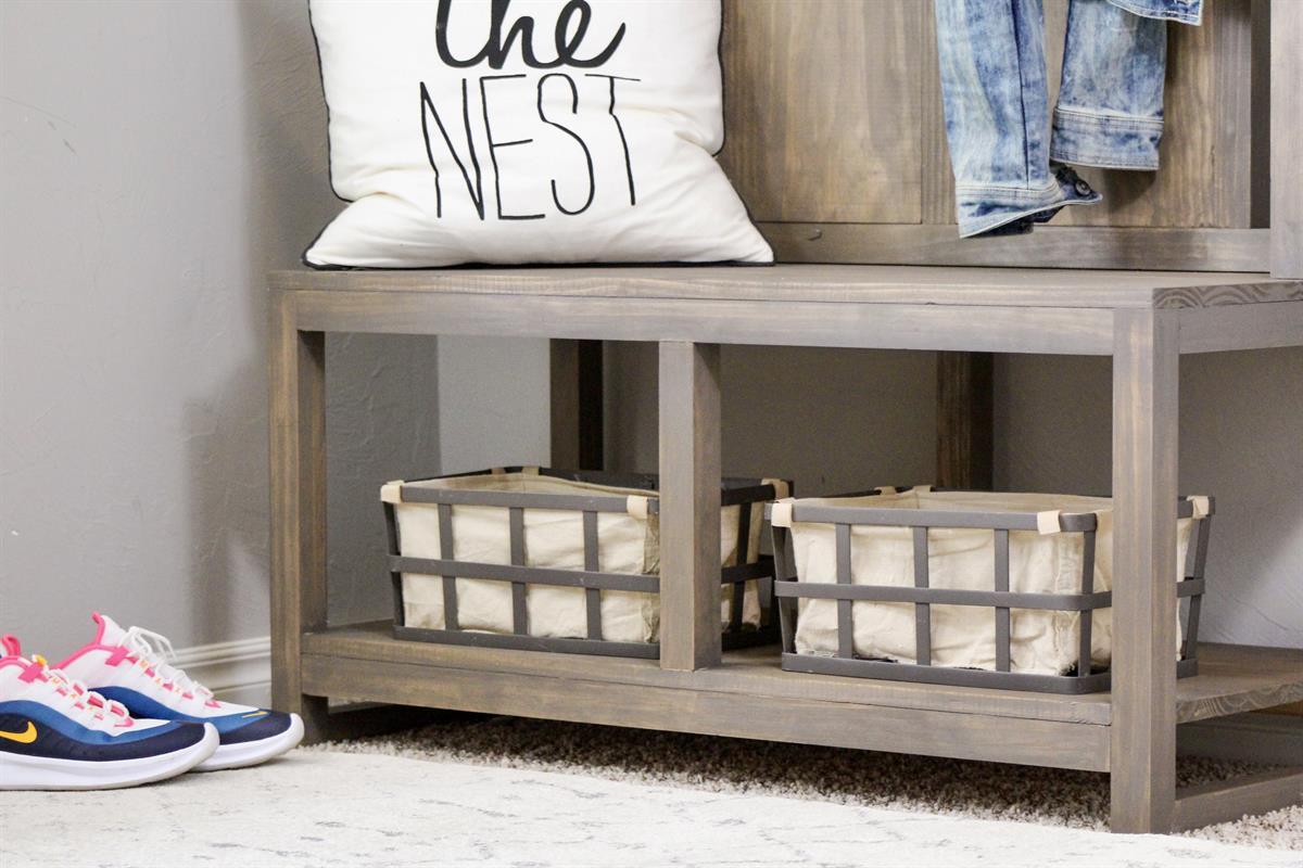 Modern Hall Tree Bench Kreg Tool