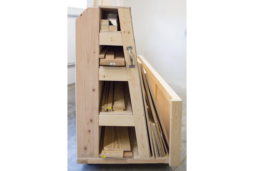 DIY Lumber Rack Build a Rolling Lumber Sheet Goods Cart