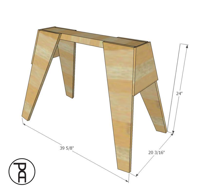ULTIMATE Adjustable Sawhorse Kreg Tool