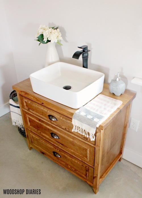 DIY Single Sink Vanity with Drawers Kreg Tool