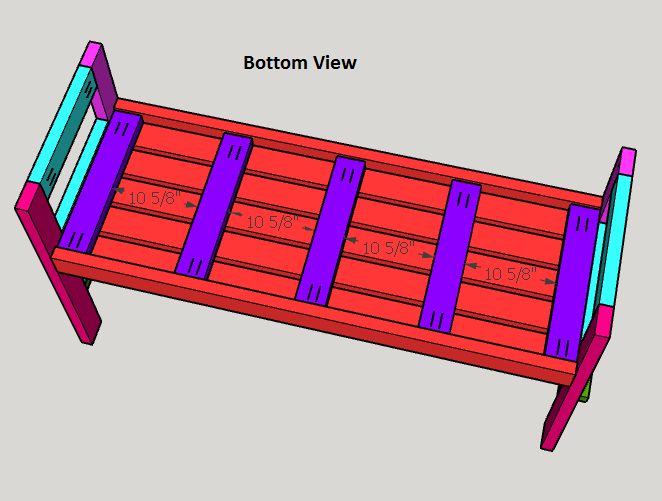 Farmhouse Outdoor Glider Bench Kreg Tool