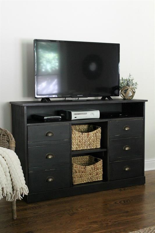 Pottery Barn Inspired TV Stand Kreg Tool