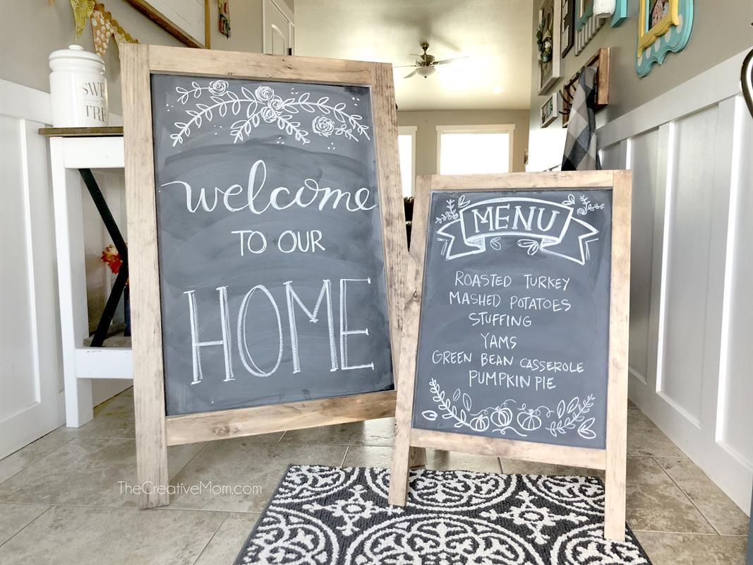 Large Easel Chalkboard Kreg Tool