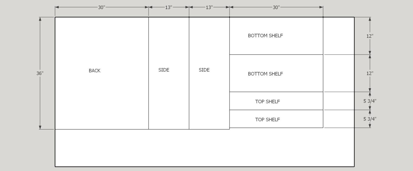 Mountain Bookshelf and Toy Storage Kreg Tool