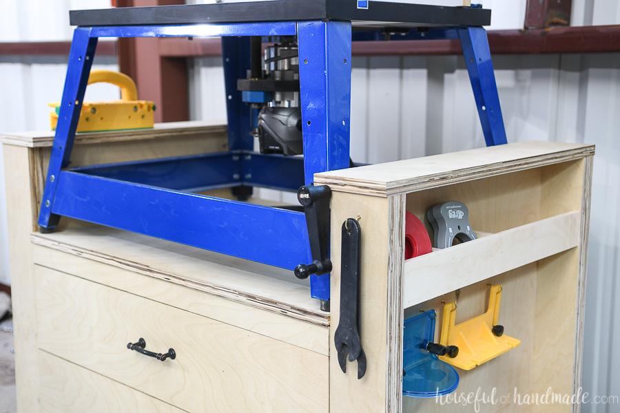Router Cart for Kreg Bench Top Router Table Kreg Tool