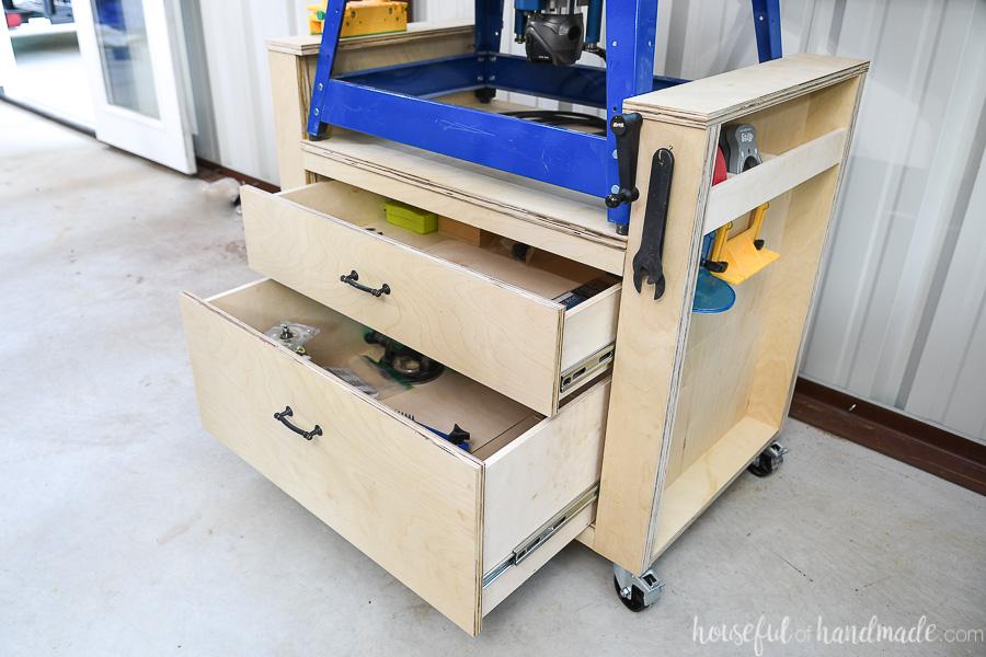 Router Cart for Kreg Bench Top Router Table Kreg Tool