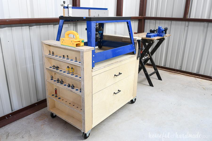 Router Cart for Kreg Bench Top Router Table Kreg Tool