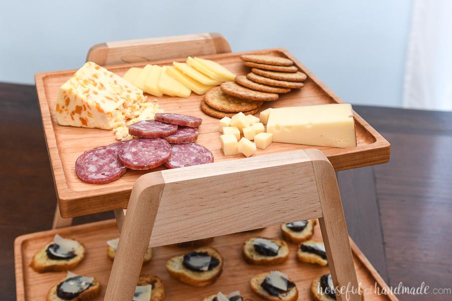 Two Tiered Serving Tray Kreg Tool