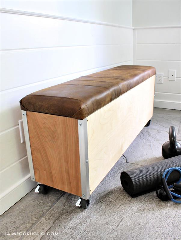 Workout Bench with Storage Kreg Tool