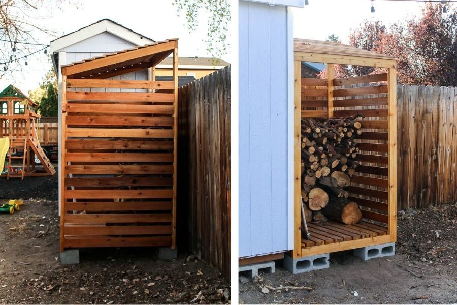 Firewood Storage Rack Kreg Tool