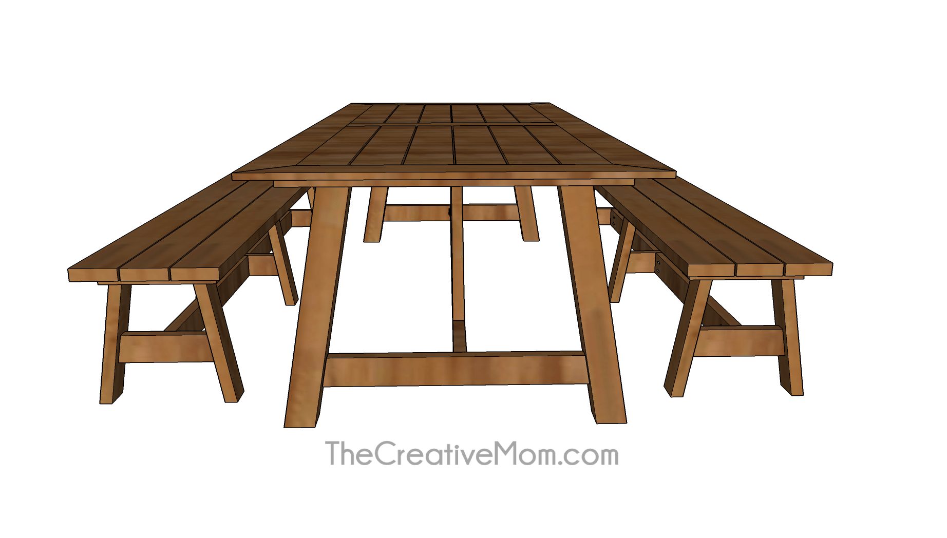 DIY Outdoor Dining Table Outdoor Dining Table Plan