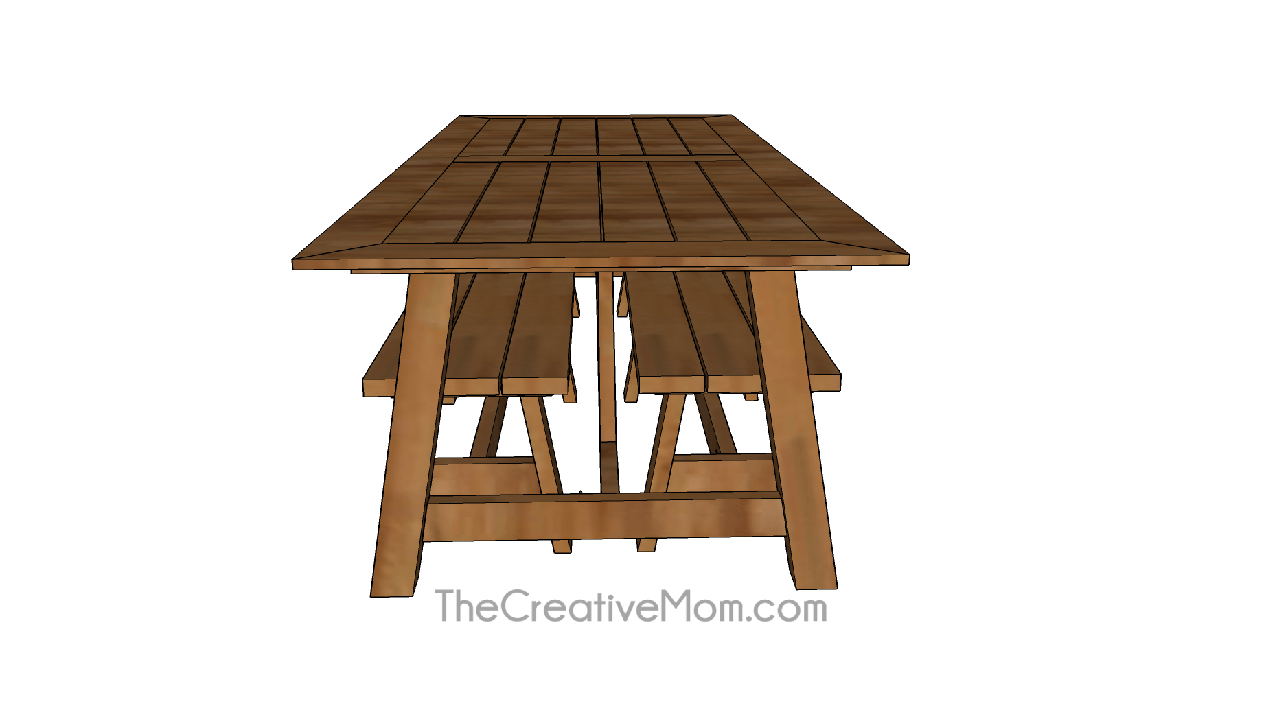 DIY Outdoor Dining Table Outdoor Dining Table Plan