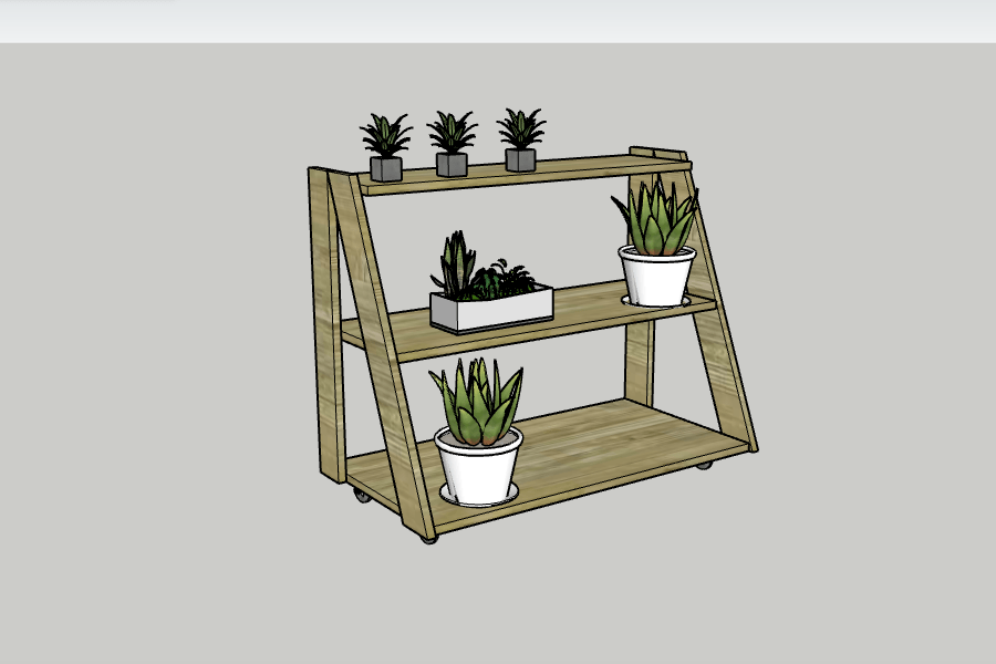 DIY Threetiered Rolling Plant Stand Kreg Tool