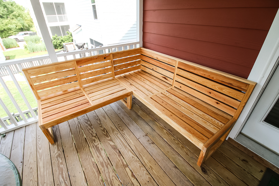 DIY Modern Outdoor Sectional Couch Kreg Tool