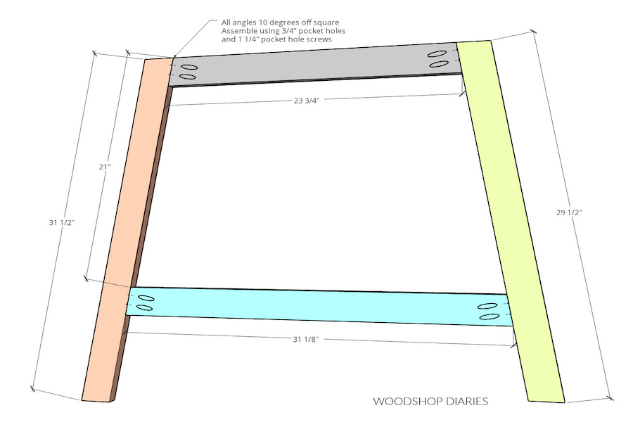 DIY Mobile Potting Bench Cart Kreg Tool