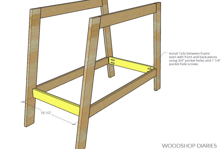 DIY Mobile Potting Bench Cart Kreg Tool