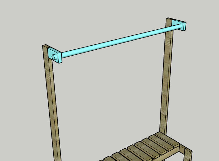 DIY Plant Stand with Hanging Bar Kreg Tool