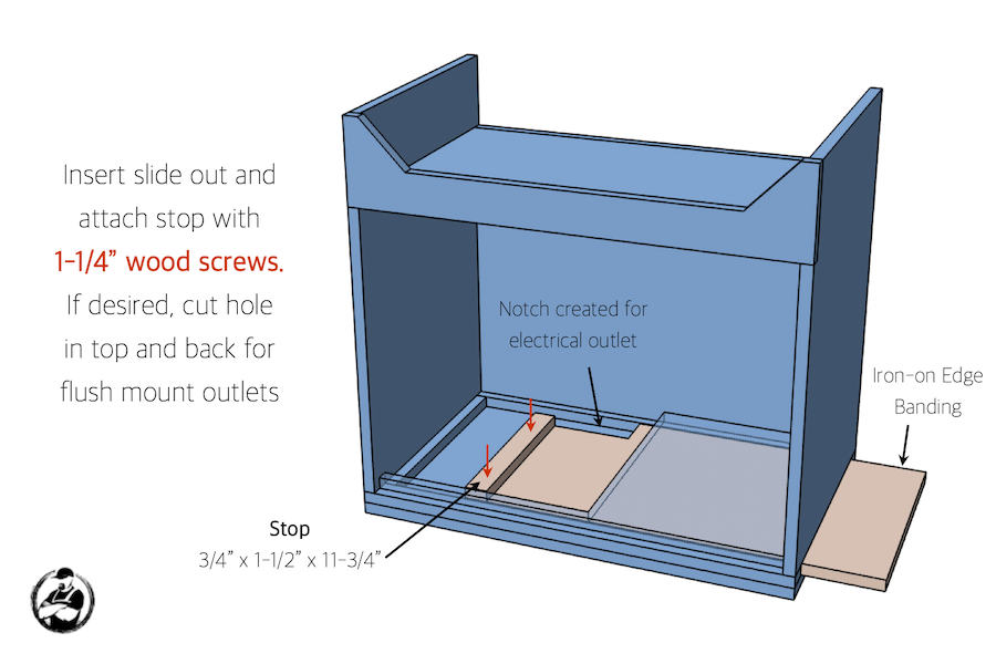 DIY nightstand with drawer Kreg Tool