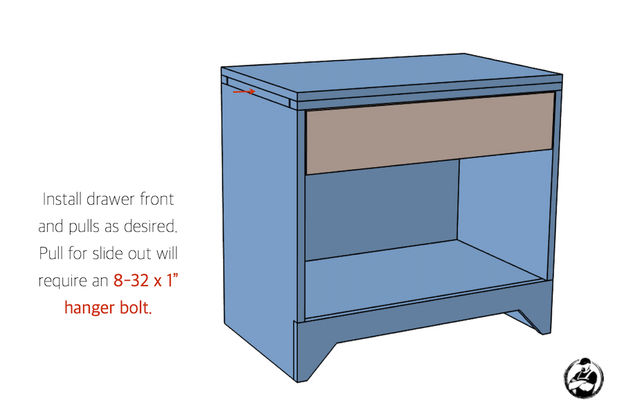 DIY nightstand with drawer Kreg Tool