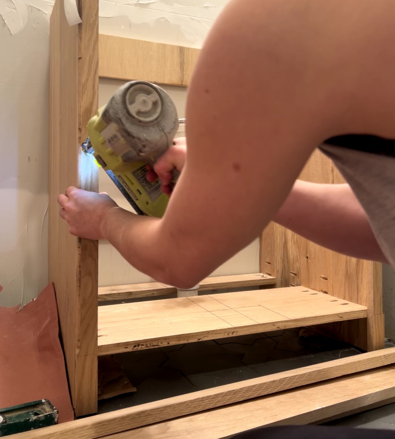 Fluted Bathroom Vanity Kreg Tool