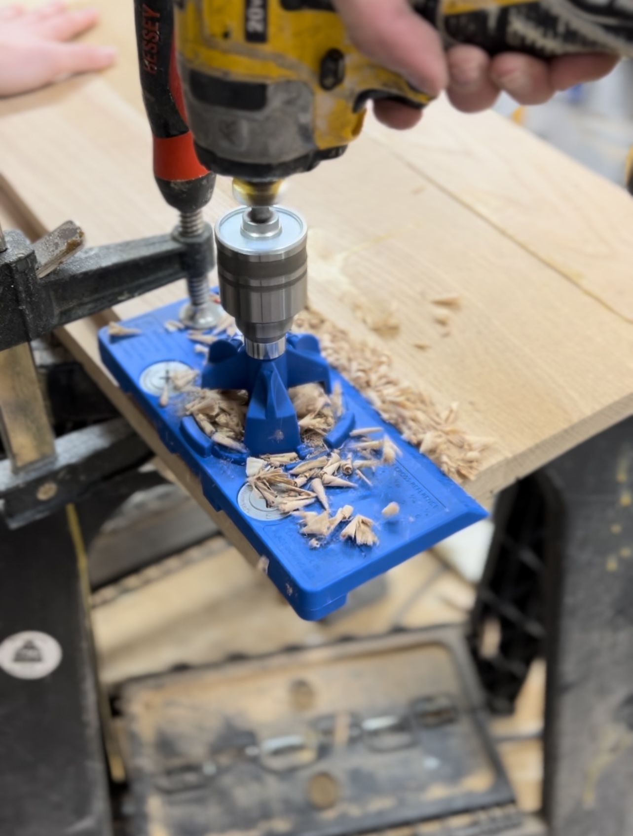 Fluted Bathroom Vanity Kreg Tool