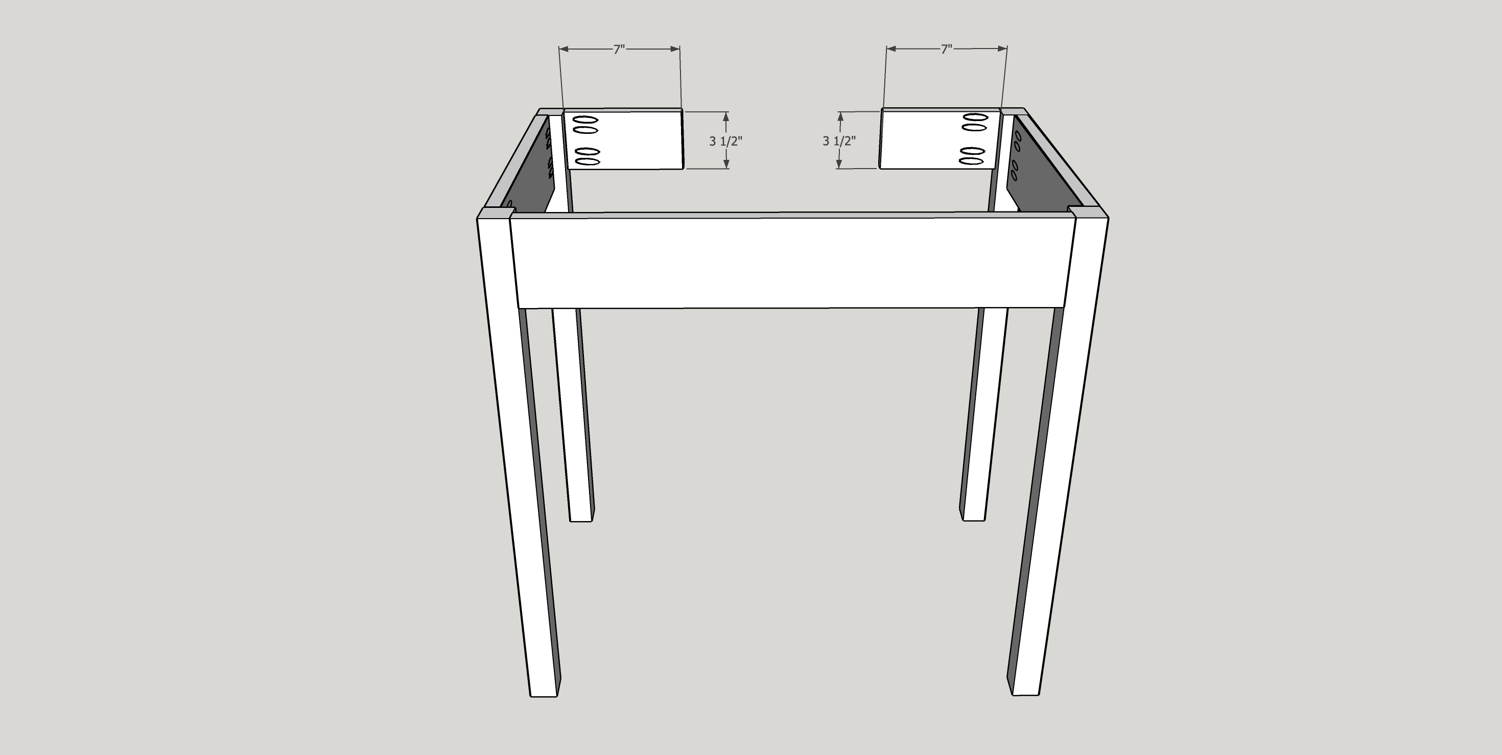 Small Space Desk Kreg Tool