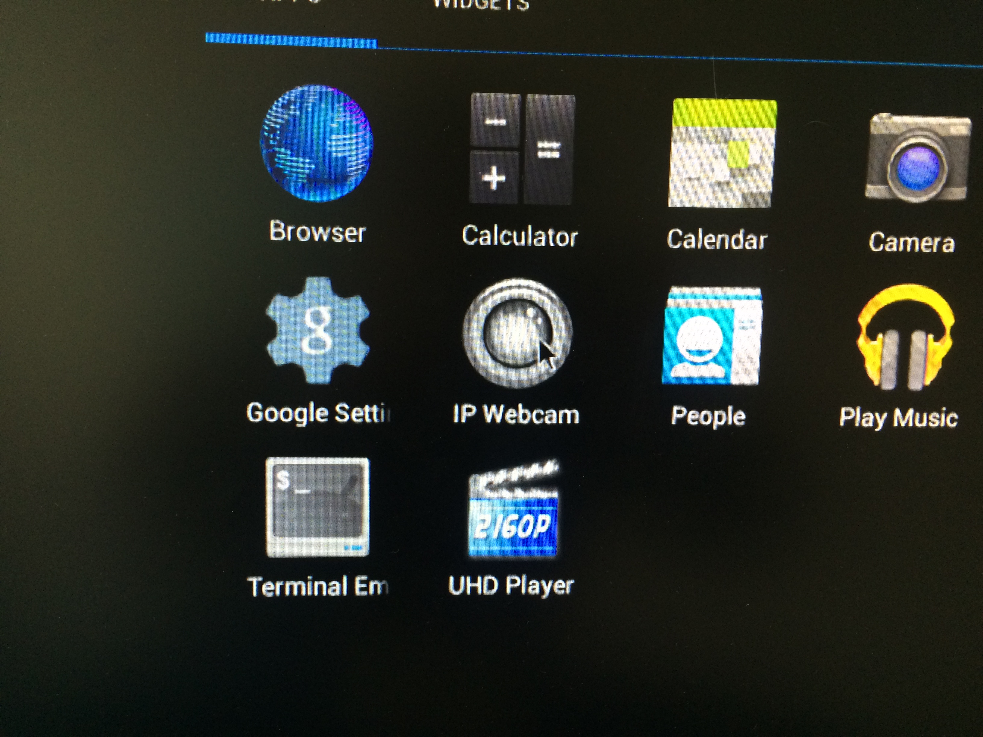 Android app “IP webcam” on pcDuino3nano with 5MP CSI camera