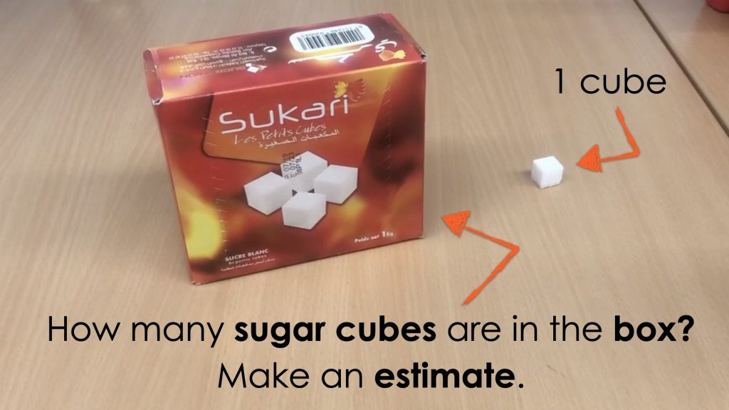 Sugar Cubes Problem Based Lesson Volume of Rectangular Prisms