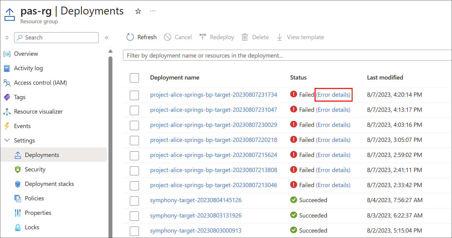 استكشاف الأخطاء وإصلاحها Azure IoT Orchestrator Azure IoT