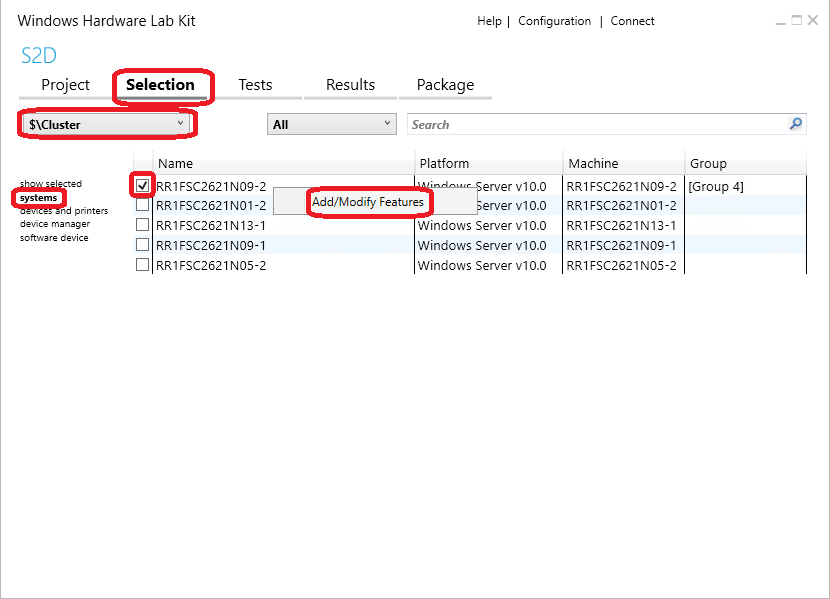 Ausführen von Clustertests für direkte Speicherplätze (S2D) im Windows HLK Microsoft Learn