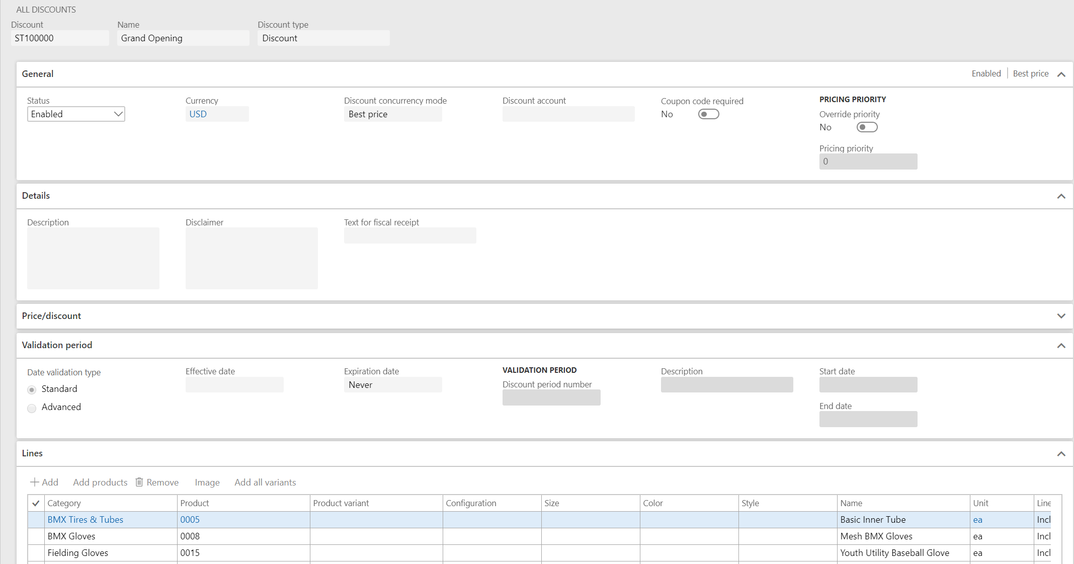 Retail discounts Commerce Dynamics 365 Microsoft Learn