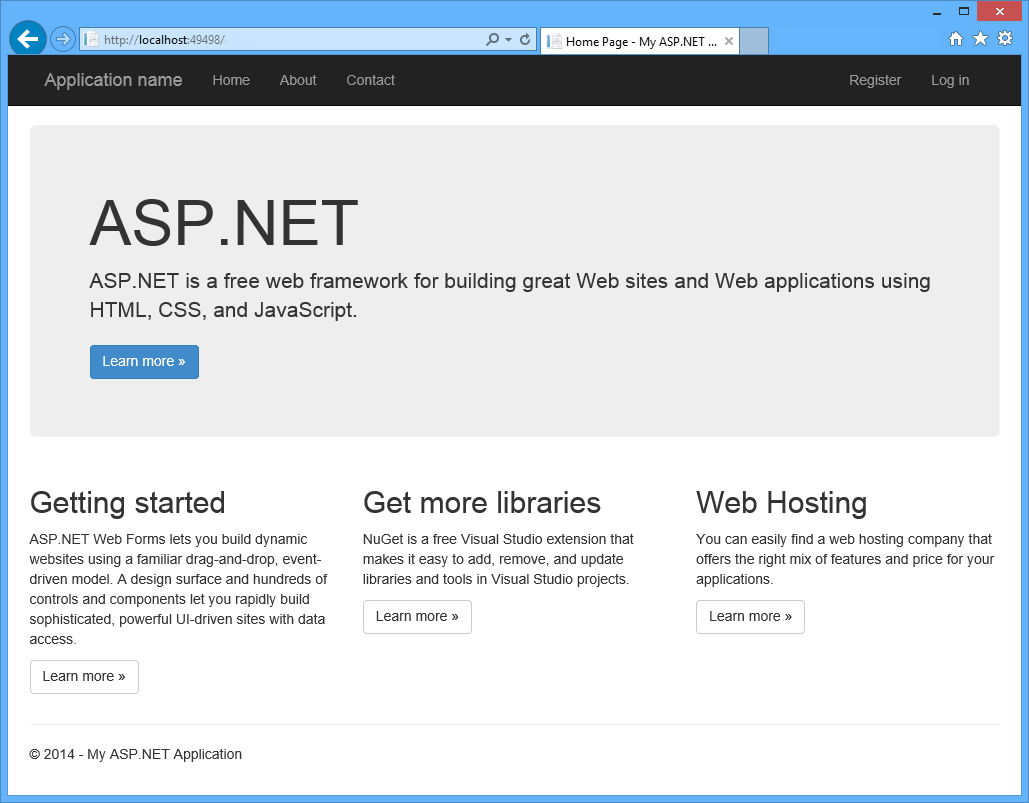 Hands On Lab One Integrating  Forms, MVC and 