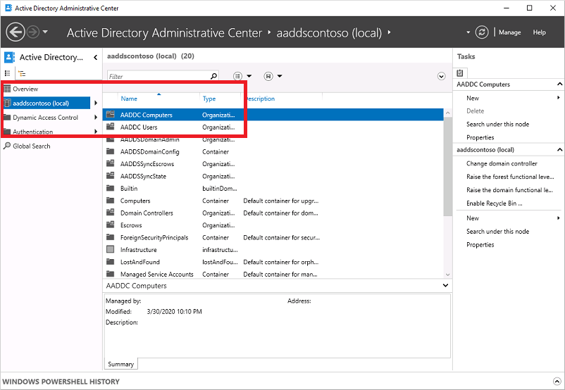 Instructions for data retrieval from Azure Active Directory Domain Services Microsoft Learn