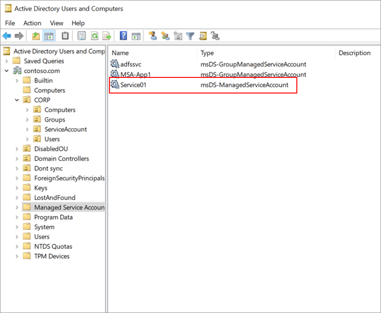 Secure standalone managed service accounts Microsoft Entra
