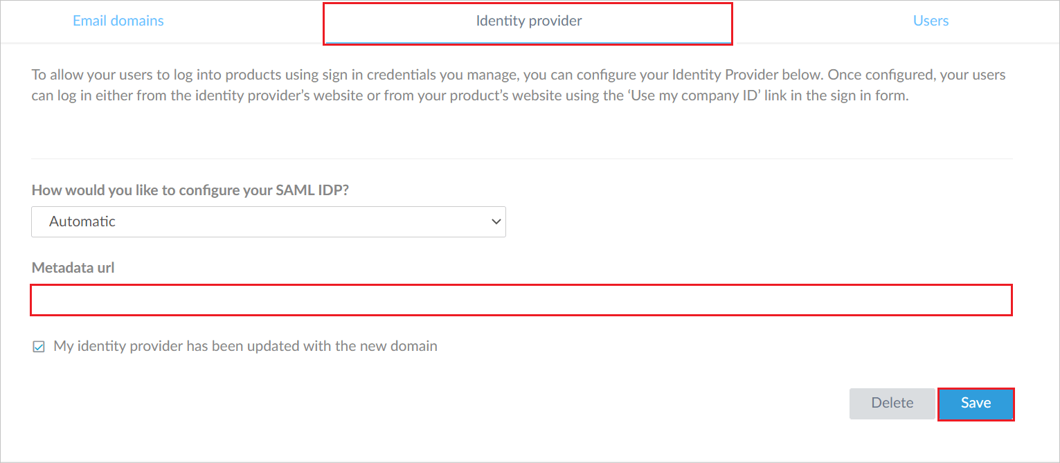 Azure AD Application Not Using Federation Metadata for SSO