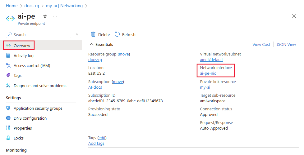 Troubleshoot private endpoint connection Azure AI Studio Microsoft
