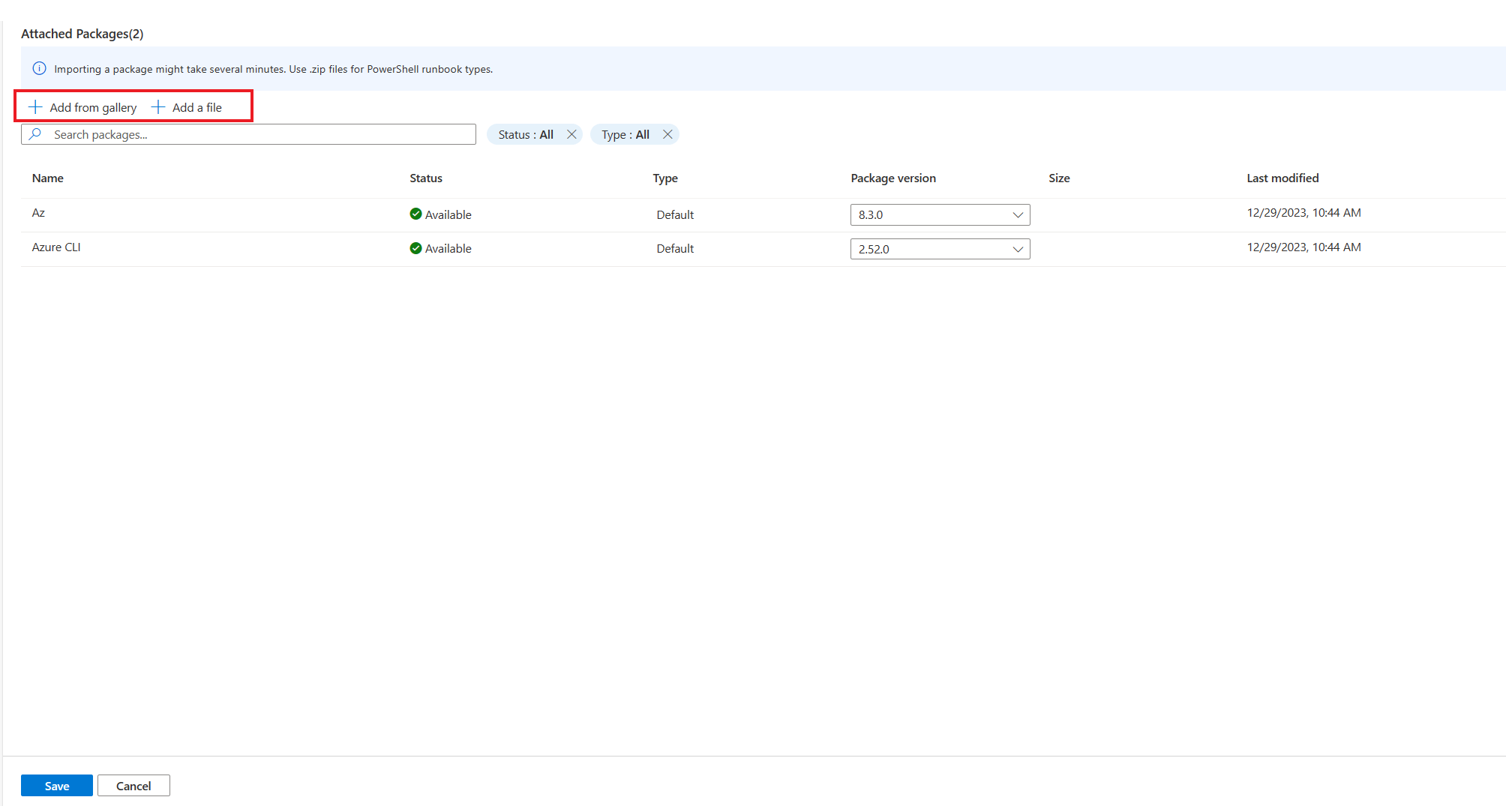 Manage Runtime environment and associated runbooks in Azure Automation