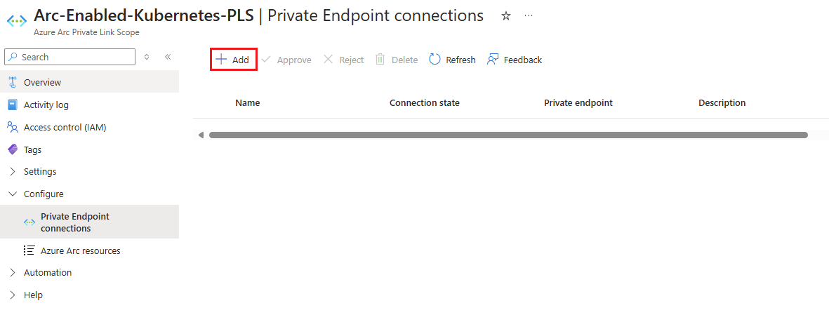 Use private connectivity for Azure Arcenabled clusters with
