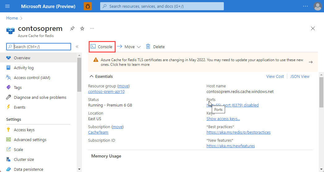 How to configure Azure Cache for Redis Azure Cache for Redis