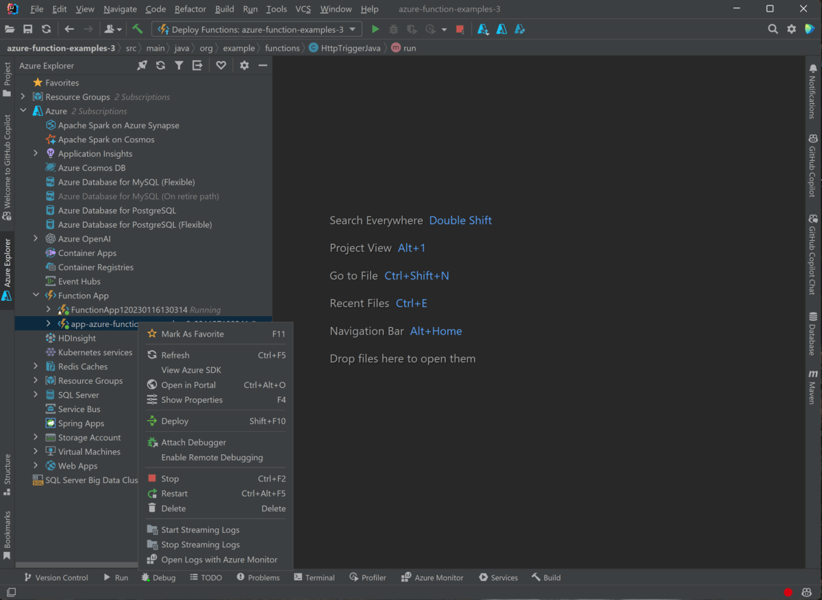 使用 IntelliJ IDEA 开发 Azure Function APP (Java) ED_Reagan 博客园