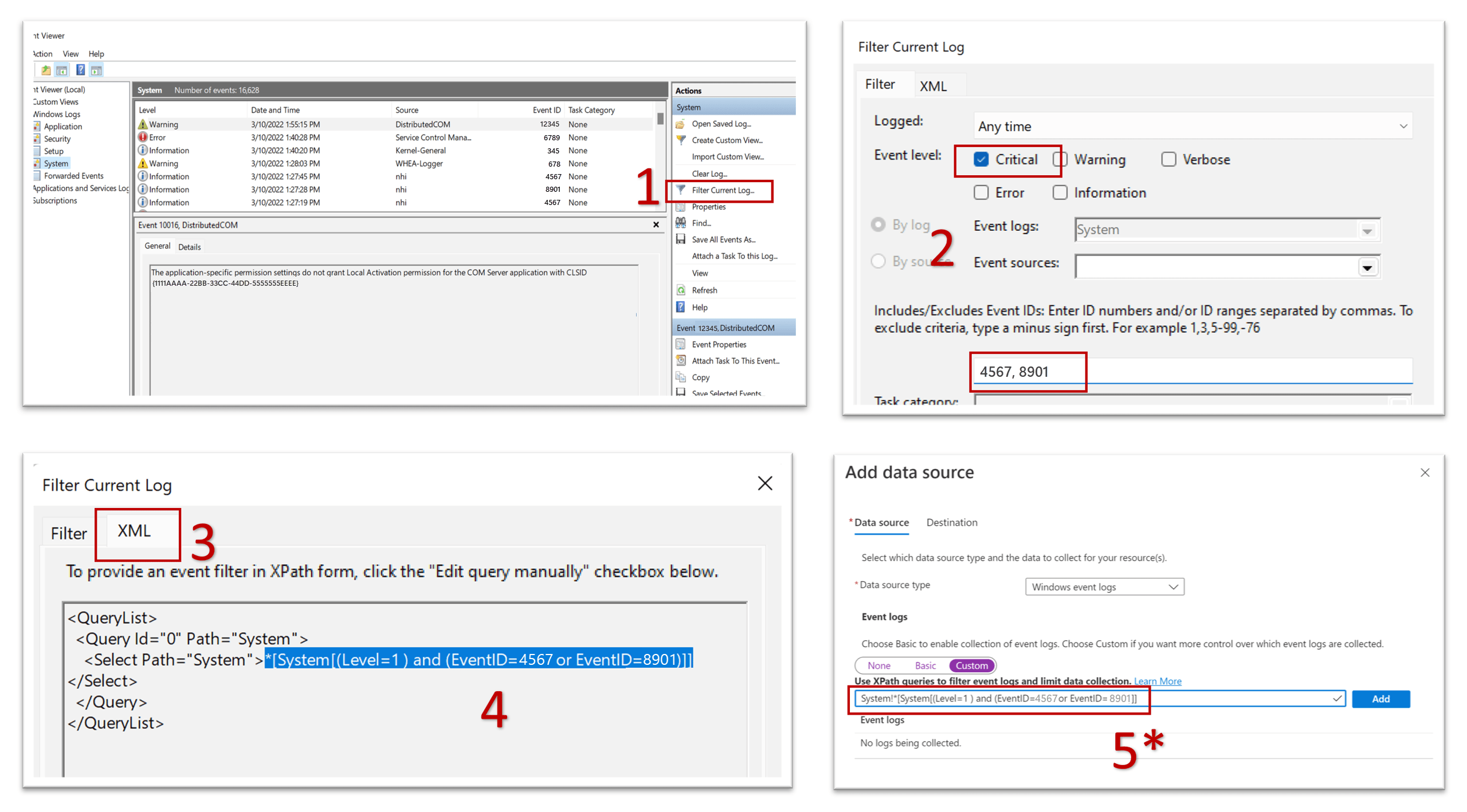 Collect Windows events from virtual machines with Azure Monitor Agent Azure Monitor