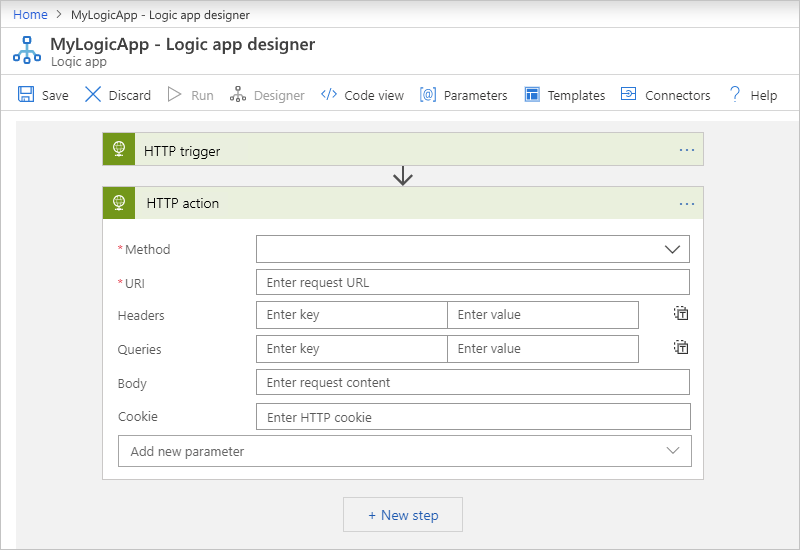 Call external service endpoints from workflows Azure Logic Apps