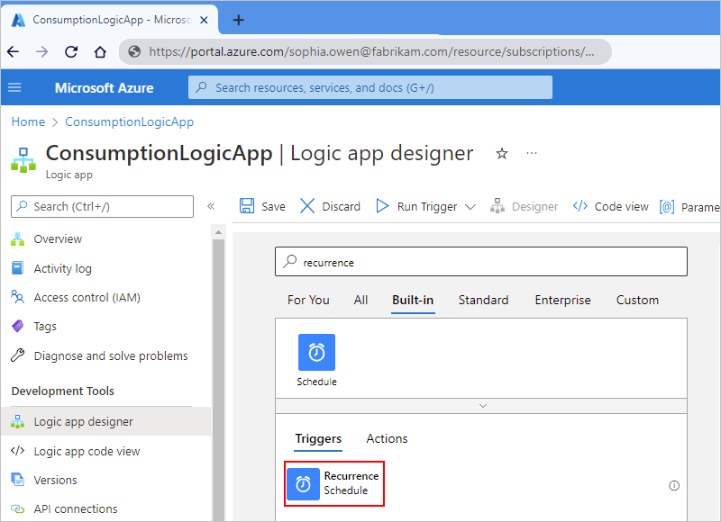 Schedule and run recurring workflows Azure Logic Apps Microsoft Learn