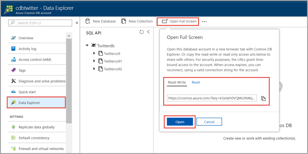Use Azure Cosmos DB Explorer to manage your data Microsoft Learn