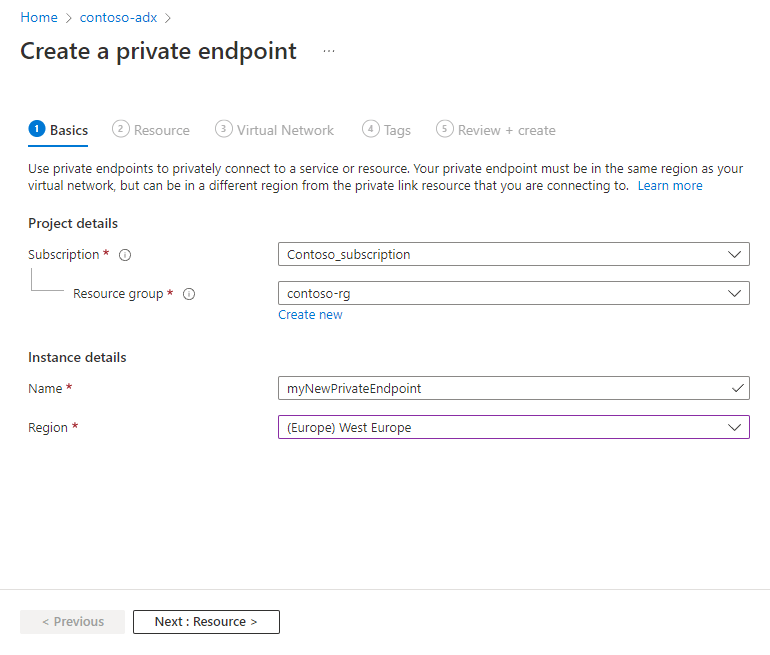 Create a private endpoint for Azure Data Explorer Azure Data Explorer Microsoft Learn