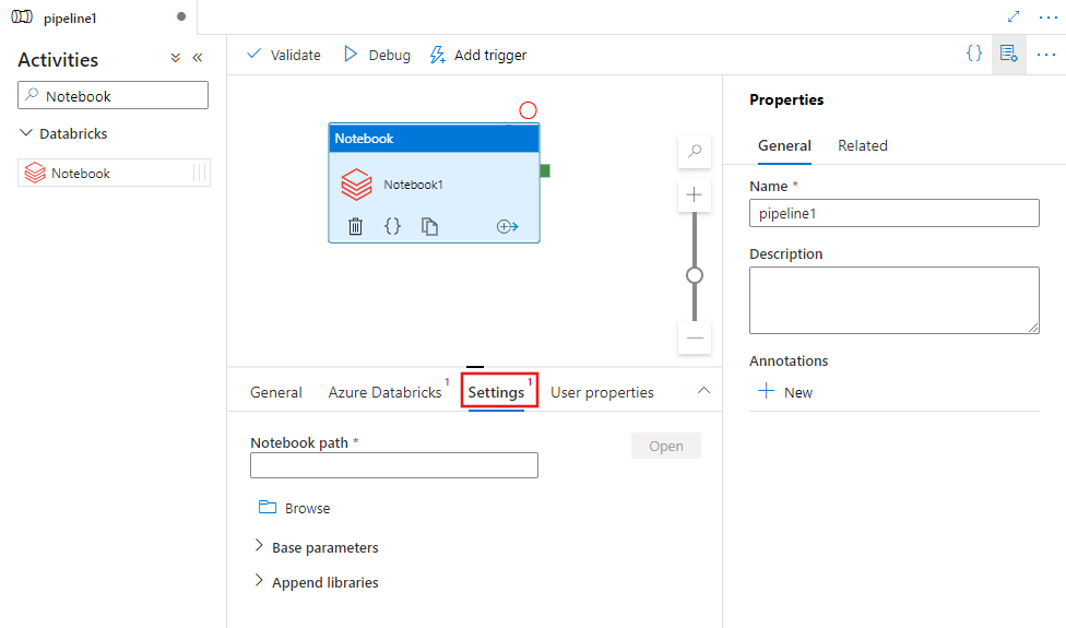 Transform data with Databricks Notebook Azure Data Factory & Azure