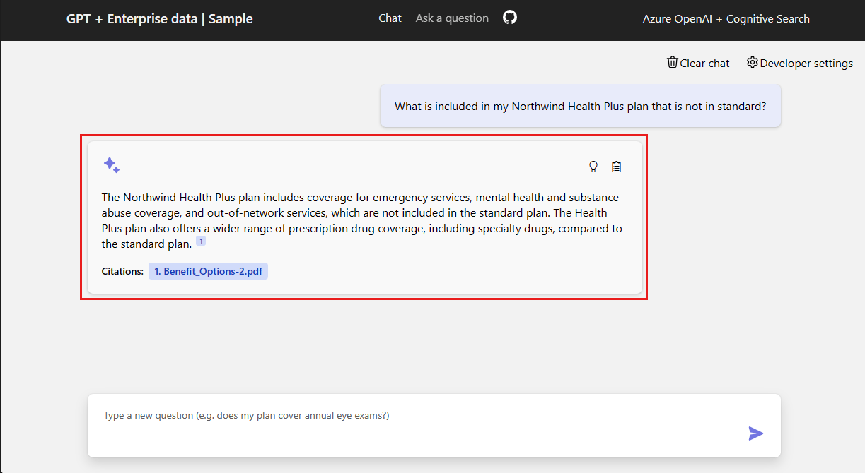 Get started with the Java enterprise chat sample using RAG Java on